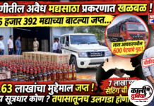 वणीतील अवैध मद्यसाठा प्रकरणात खळबळ! १२.६३ लाखांचा मुद्देमाल जप्त; सात लाखांच्या ‘सेटिंग’ची शहरात चर्चा! १५ हजार ३९२ मद्याच्या बाटल्या जप्त; चौकीदाराला अटक, मुख्य सूत्रधार कोण? लाल रंगाच्या आयशरमधील ६०० पेट्यांचे गूढ कायम!